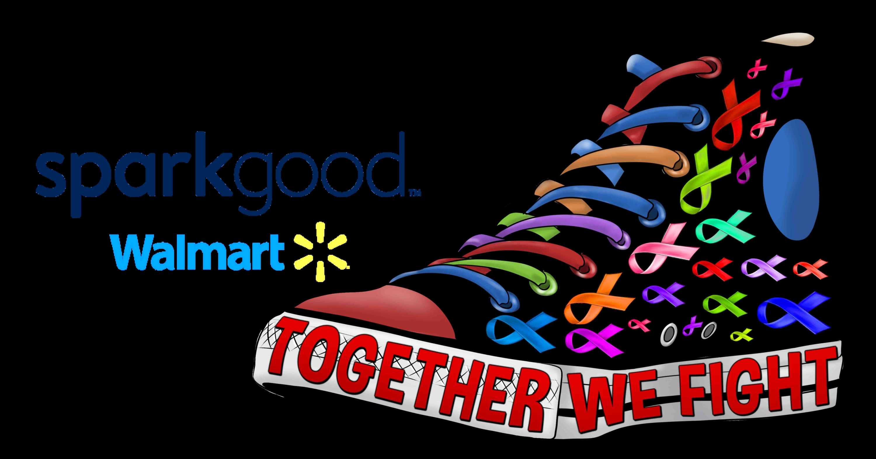 Together We Fight — Mandatory 8 Count Cancer Foundation x Walmart SparkGood sneaker